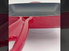 cacerola del arrabio del esmalte