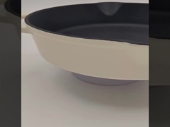 sartén del arrabio del esmalte