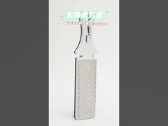 Arena polaca 5 - en - 1 400 del cuchillo de Diamond Knife Sharpener Double Sided