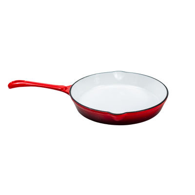 El OEM redondo de la cacerola de la sartén del arrabio de 8 pulgadas la sartén profunda de Stovetop del arrabio