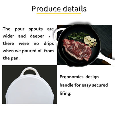 ISO9001 Setión de horno de hierro fundido esmaltado con cacerola horno holandés / sartén