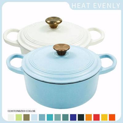 El esmalte fácil de usar el arrabio Cocotte para cocinar y la limpieza fáciles