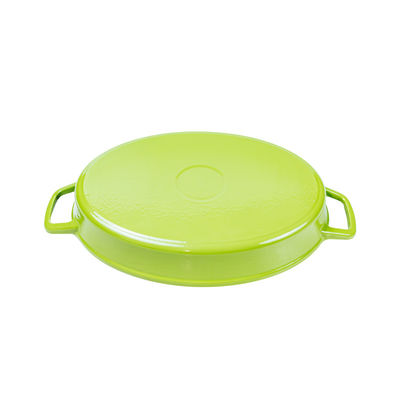 Elevación fácil del plato del óvalo del arrabio del OEM que cuece para los tops de la estufa de la inducción