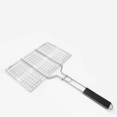 Los accesorios de acero inoxidables del Cookware de la cocina soldaron con autógena la cesta de la red de la parrilla de la barbacoa