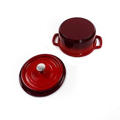 Arrabio clásico Oven Cocotte Enamel Coating holandés del ODM del OEM