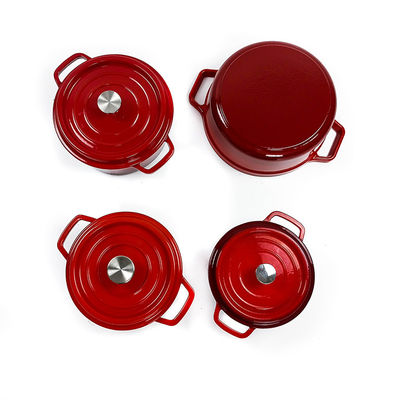 Arrabio clásico Oven Cocotte Enamel Coating holandés del ODM del OEM