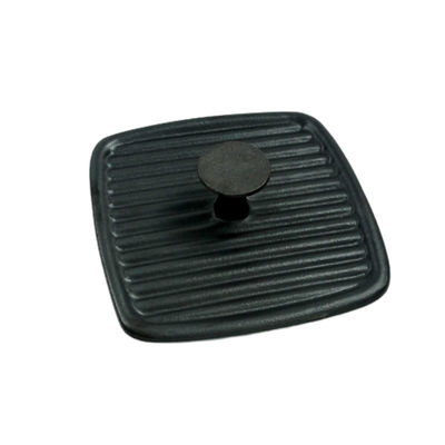 plancha Pan With Press de la barbacoa de la plancha de la parrilla del arrabio de los 51.2*26.5cm