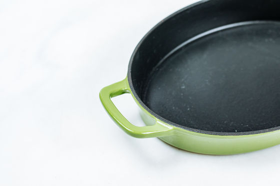 Arrabio del ODM del OEM que fríe el SGS de la cacerola de Pan Easy Lifting Oval Roasting