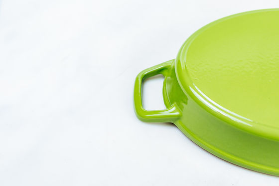 Arrabio del ODM del OEM que fríe el SGS de la cacerola de Pan Easy Lifting Oval Roasting