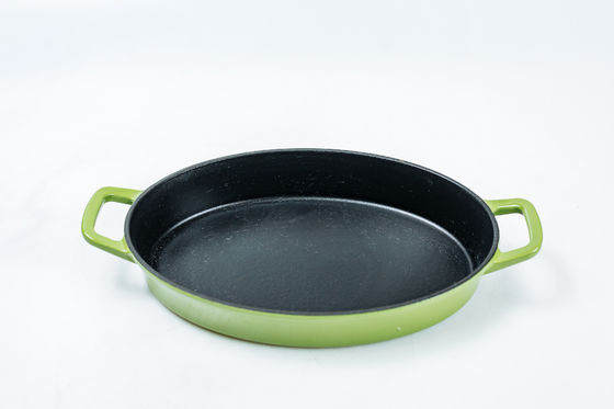 Arrabio del ODM del OEM que fríe el SGS de la cacerola de Pan Easy Lifting Oval Roasting