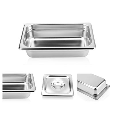 El Cookware de acero inoxidable de la categoría alimenticia fija 6 multiusos en cacerola del hotel