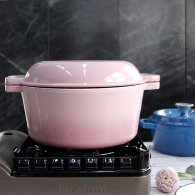 Cazuela Oven With Skillet Lid Height holandés del arrabio del ODM del OEM el 11.5cm