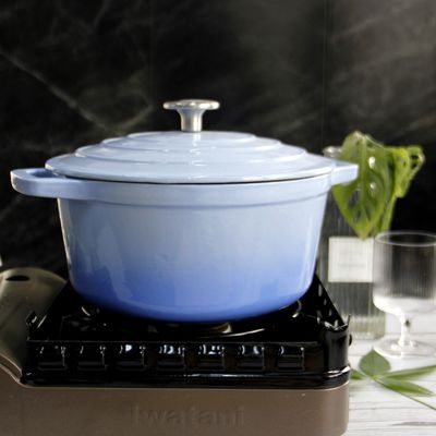 Cazuela del arrabio del esmalte del tamaño los 21/24/26/28.5cm para el abastecimiento