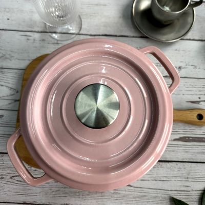Esmalte el pote común revestido /cocotte del arrabio por el tamaño el 18/20/22/24/26cm de Glasstop