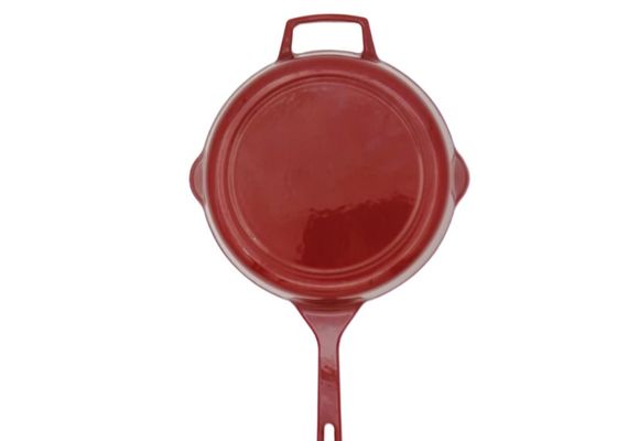 No el palillo esmaltó la sartén del arrabio fríe a Pan With Handles