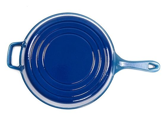 El SGS de BSCI esmaltó el Cookware Pan Lid And Stew Pot 2 del arrabio en 1
