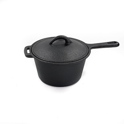 El OEM pre sazonó el Cookware del arrabio fijado para acampar