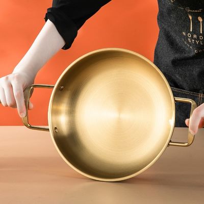 De Gloden 304 del pote superficie común de acero inoxidable del palillo no para una limpieza más fácil