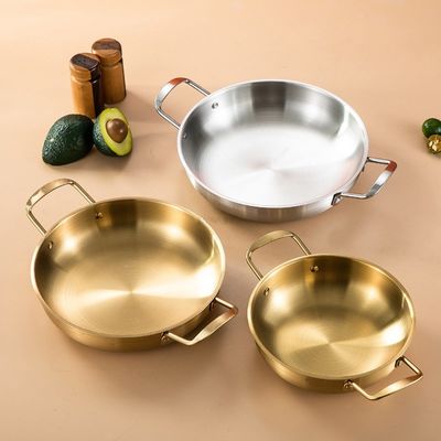 De Gloden 304 del pote superficie común de acero inoxidable del palillo no para una limpieza más fácil
