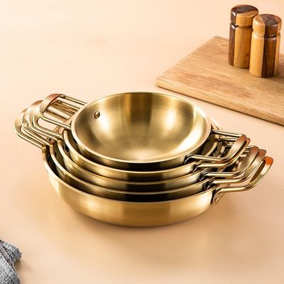 De Gloden 304 del pote superficie común de acero inoxidable del palillo no para una limpieza más fácil