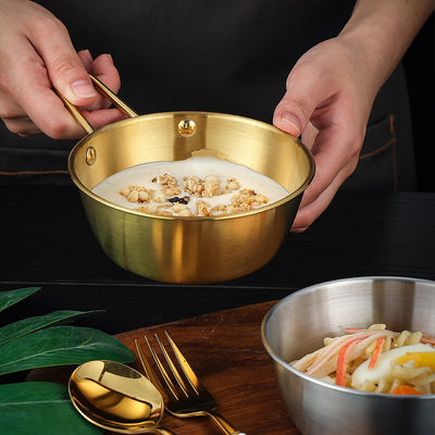 El Cookware de acero inoxidable 304 fija el cuenco para servir Makgeolli