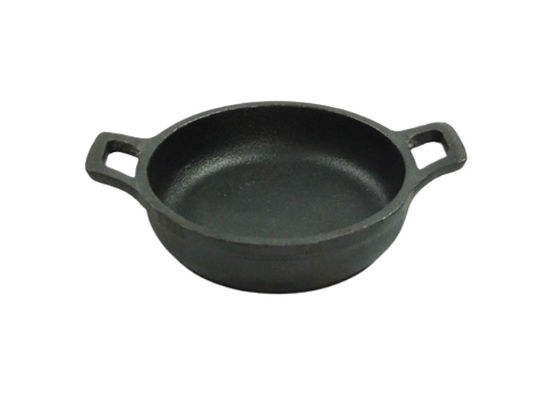 Arrabio del ODM del OEM que fríe a Pan Grill Pan Set pre sazonado BSCI