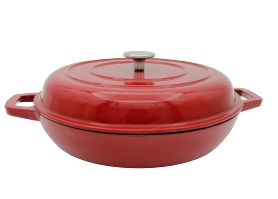 La cazuela confiable esmaltada del arrabio el pote los 29/31cm de la sopa del arrabio