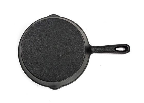 Preseasoned el arrabio que freía el top de la estufa de Pan With Long Handle For