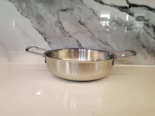 El Cookware de acero inoxidable de la astilla fija el pote de acero inoxidable de la categoría alimenticia 304