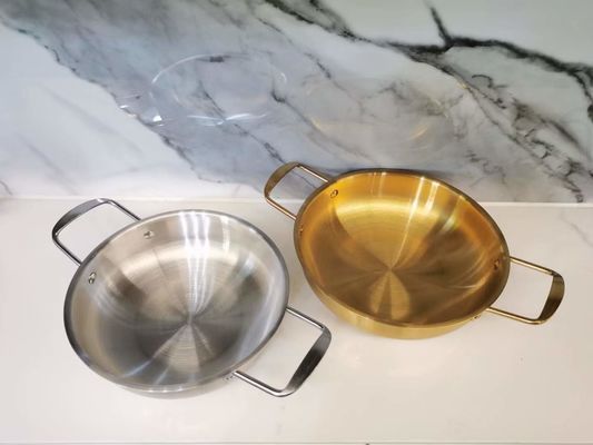 el Cookware de acero inoxidable de la prueba del moho fija la categoría alimenticia de acero inoxidable de 304 potes