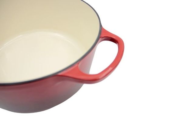 La cazuela confiable esmaltada del arrabio el pote los 29/31cm de la sopa del arrabio