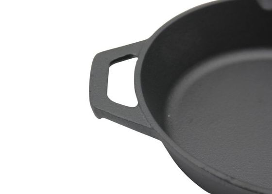12 pulgadas la sartén grande de la sartén profunda del arrabio para las comidas de la familia