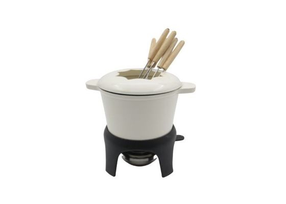 Potes de la &quot;fondue&quot; de queso del esmalte del palillo de la &quot;fondue&quot; del arrabio del OEM no 1,5 cuartos de galón