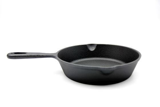 La sartén del arrabio de 6/8/10 pulgada pre sazonada para el fiador, Sauté, cuece toda la estufa