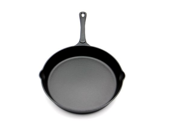 6,3 pulgadas pre sazonaron la sartén del arrabio para cocinar al aire libre
