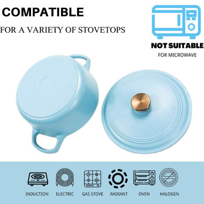 El esmalte fácil de usar el arrabio Cocotte para cocinar y la limpieza fáciles