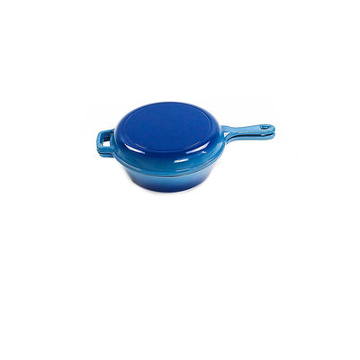 El SGS de BSCI esmaltó el Cookware Pan Lid And Stew Pot 2 del arrabio en 1