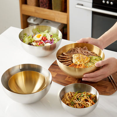 El Cookware de acero inoxidable superior fija los cuencos para la porción de mezcla y Snacking