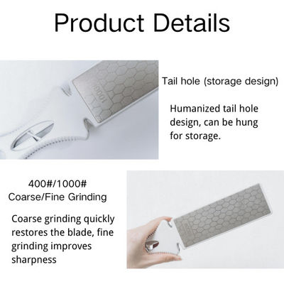Arena polaca 5 - en - 1 400 del cuchillo de Diamond Knife Sharpener Double Sided
