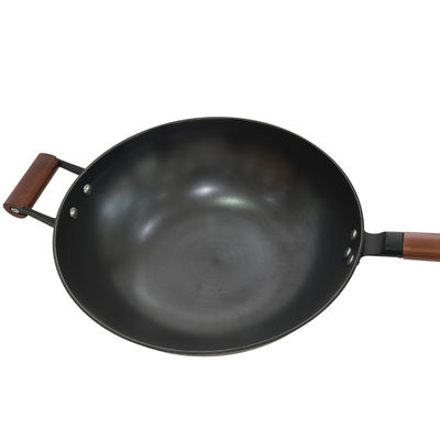 Sartén china del arrabio de la cocina del hogar de BSCI que cocina el wok Pan Non Stick los 32cm