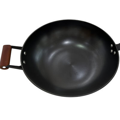 Sartén china del arrabio de la cocina del hogar de BSCI que cocina el wok Pan Non Stick los 32cm