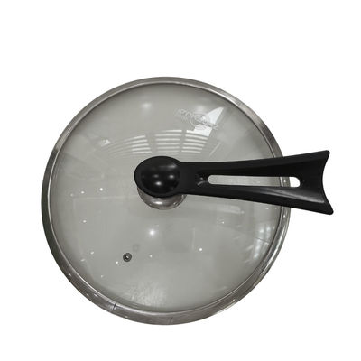 Manija china clásica de Pan Skillet With Removable Silicone del wok del arrabio 11Inch