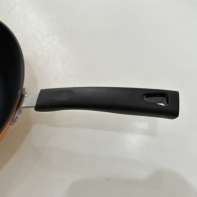 Wok chino de la sartén superior del arrabio 13Inch con la tapa y no el palillo de cristal moderados