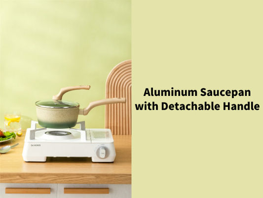 Del artículo cazo de aluminio del palillo no con la tapa de acero inoxidable y permanecer la manija fresca
