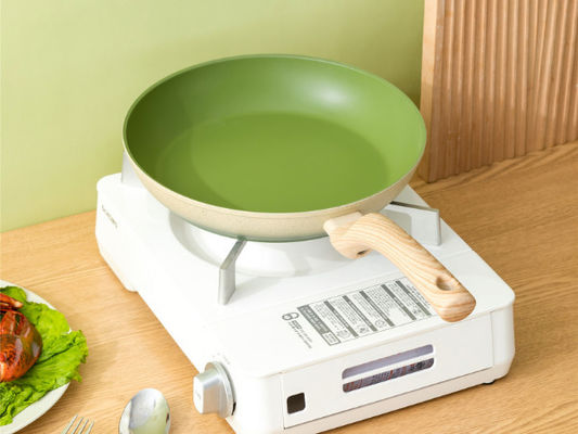 La cacerola de aluminio superior 10Inch de la crepe no se pega con la manija desmontable