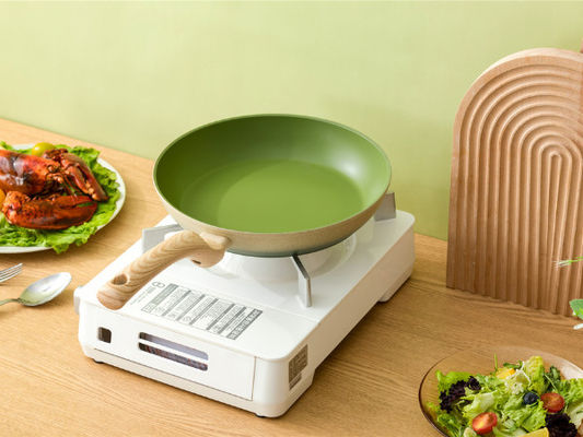 La cacerola de aluminio superior 10Inch de la crepe no se pega con la manija desmontable