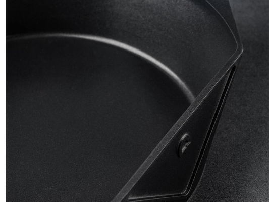 Oven Safe Aluminum Frying Pan 10.25Inch con la manija del silicón