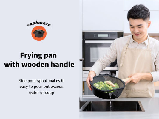 aluminio 16Inch que fríe a Pan For High Heat Cooking ISO9003