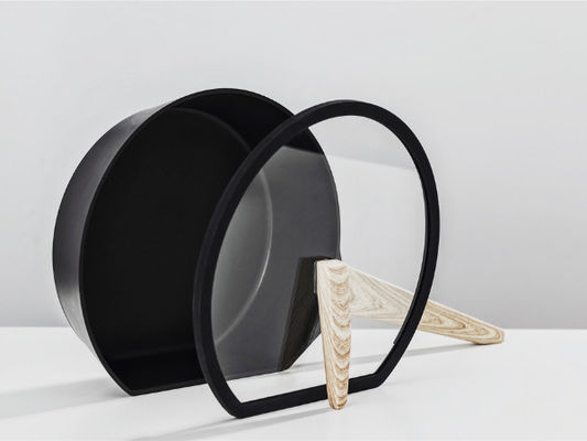 Cacerola de aluminio ligera 12Inch de la crepe con no negro de capa del palillo