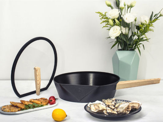 aluminio 10.25Inch que fríe a Pan Oven Safe With Silicone Handle